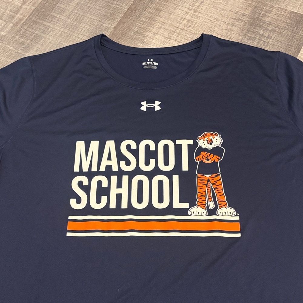 auburn under armour mascot school tshirt